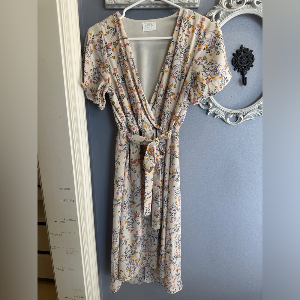 Floral Hi Low Dress